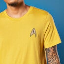 Star Trek - T-shirt Brodé Commander Badge - Jaune - Unisexe