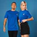 Embroidered Science Badge Star Trek T-shirt - Royal Blue