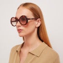 Chloé Women's Oversized Bonnie Infinity Sunglasses - Havana/Gradient Brown