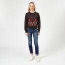 Star Wars Kylo Ren Ugly Holiday Women's Sweatshirt - Black