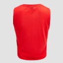„Power“ trumpi marškinėliai su užrišimu - Raudona