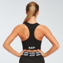 MP 여성용 커브 스포츠 브라 - 블랙 - M