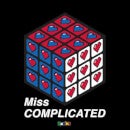 Miss Complicated Love Cube Men's T-Shirt - Black
