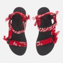 Arizona Love Women's Trekky Bandana Sandals - Red