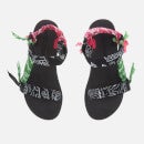Arizona Love Women's Trekky Bandana Sandals - Mix Black