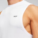 MP muška majica bez rukava za trening - bijela - XS