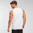 MP Moški osnovni kosi, funkcionalna daljša majica brez rokavov – bela - XS