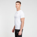 MP pánské tréninkové tričko s krátkým rukávem – Bílé - XS