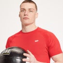 MP pánské tréninkové tričko s krátkým rukávem Essential – Červené - S