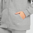MP Damen Essentials Zip Through Hoodie - Grey Marl - XXS