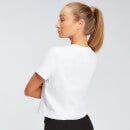 MP Damen Essentials Crop T-Shirt - Weiß - XXS