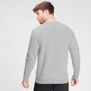남성용 에센셜 스웨터 - 그레이 말 - L