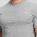 MP pánské tričko s krátkým rukávem – Šedé melírované - XS