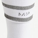 MP Reflective Crew Socks - White
