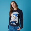 Sweat-shirt Sega Sonic the Hedgehog Navy - Bleu Marine - Unisexe