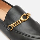 Coach Women's Helena C Chain Leather Loafers - Black