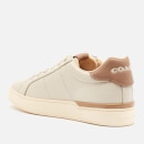 Coach Women's ADB Leather/Suede Cupsole Trainers - Chalk/Taupe