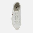 Polo Ralph Lauren Men's Longwood Leather Low Top Trainers - White/White - UK 11