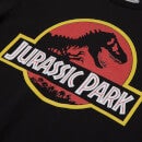 Camiseta Classic Jurassic Park Logo para hombre - Negro