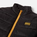 Barbour International Boys' Reed Quilted Jacket - Black/Yellow - M