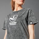 T-shirt Jurassic Park Primal Raptor Acid Wash - Noir - Unisexe
