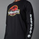 Jurassic Park Primal Kanji Unisex Long Sleeved T-Shirt - Black