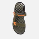 Timberland Kids' Perkins Row 2-Strap Sandals - Dark Green/Orange