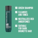 Matrix Total Results Dark Envy Neutralising Green Shampoo for Dark Brunette Hair 300ml