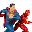 DC Direct DC Gallery Statue - Superman Vs Flash Racing (2nd Edition)