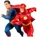 DC Direct DC Gallery Statue - Superman Vs Flash Racing (2nd Edition)