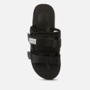 Suicoke Moto-Cab Nylon Slide Sandals - Black - UK 3