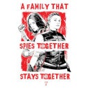 Camiseta Viuda Negra Family That Spies Together - Hombre - Blanco