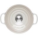 Le Creuset Signature Cast Iron Round Casserole Dish - 28cm - Meringue