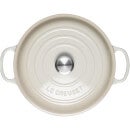 Le Creuset Signature Cast Iron Shallow Casserole Dish - 30cm - Meringue