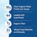 Raw Organic 純天然有機多合一奶昔－香草－969公克