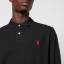 Polo Ralph Lauren Men's Slim Fit Mesh Long Sleeve Polo Shirt - Polo Black - S