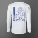 T-shirt à manches longues Star Wars R2-D2 - Blanc - Unisexe