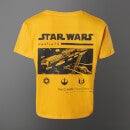 T-shirt Star Wars The Falcon Cropped - Moutarde - Femme