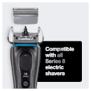Braun Series 8 83M Electric Shaver Head Replacement, Silver