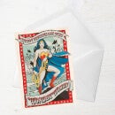 Wonder Woman Happy Father's Day To My Mum Greetings Card