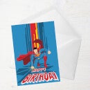 Superman Happy Birthday Greetings Card