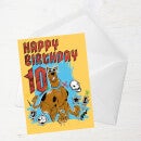 Scooby Doo 10th Birthday Greetings Card