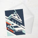 Back To The Future Greetings Card