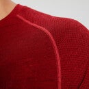 MP Muška Essential majica sa dugim rukavima bez šavova - crveni lapor