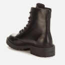 KENZO Men's Pike Leather Lace Up Boots - Black - UK 7.5