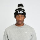 MP New Era Stickad Bobble Hat − Svart/vit