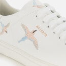 Axel Arigato Women's Clean 90 Bird Leather Cupsole Trainers - White/Blue/Pink - UK 3.5