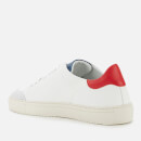 Axel Arigato Men's Clean 90 Triple Leather Cupsole Trainers - White/Red/Blue - UK 7