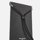 Maison Margiela Men's Leather Hanging Phone Pouch - Black