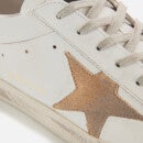 Golden Goose Men's Superstar Leather Trainers - White/Cappuccino/Bordeaux